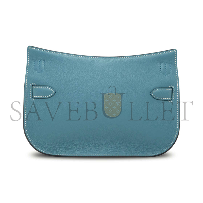 H**mes jypsiere mini bleu jean evercolor (23*17*5cm)